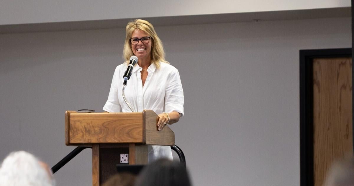 Debbie Critchfield speaks on future goals for education in Idaho