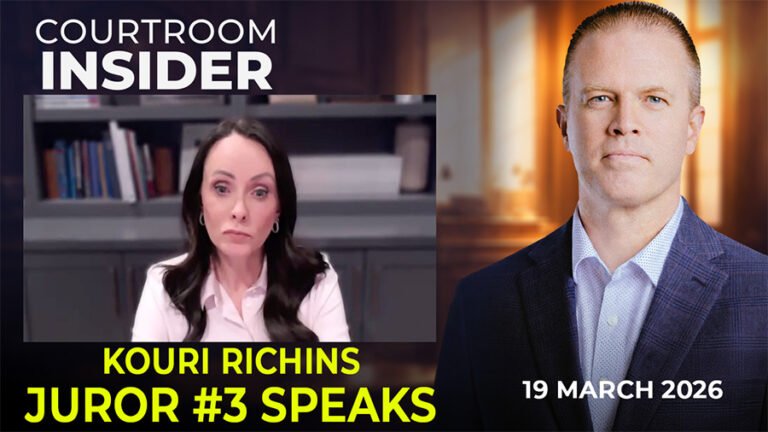 COURTROOM INSIDER | Juror #3 Christie breaks her silence about the Kouri Richins murder trial