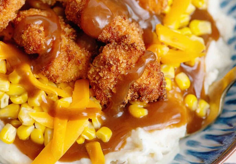 Delicious homemade KFC bowls