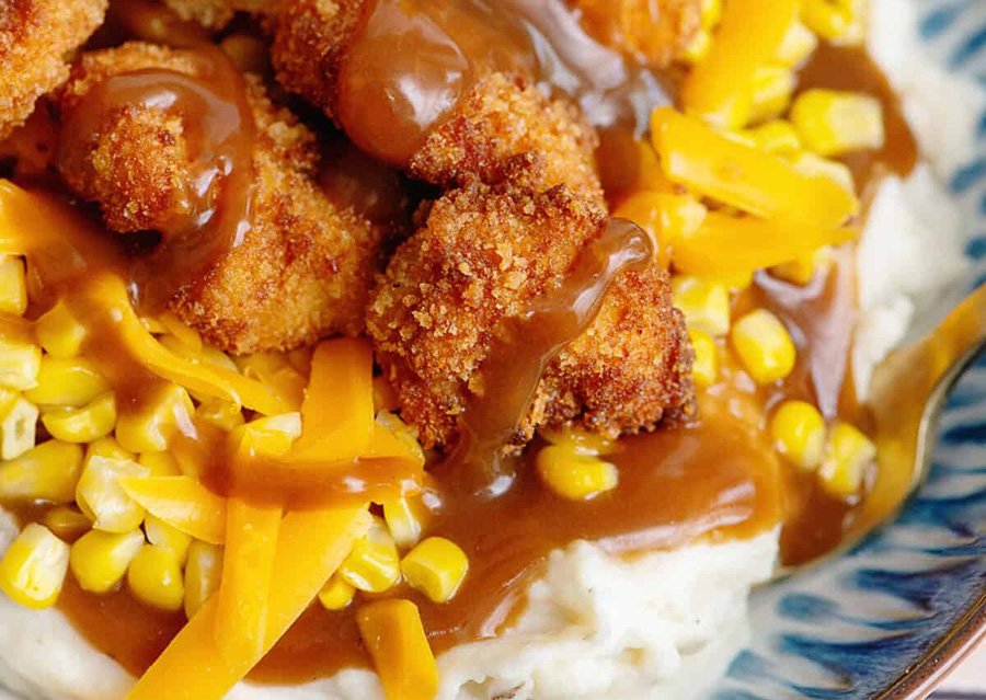 Delicious homemade KFC bowls
