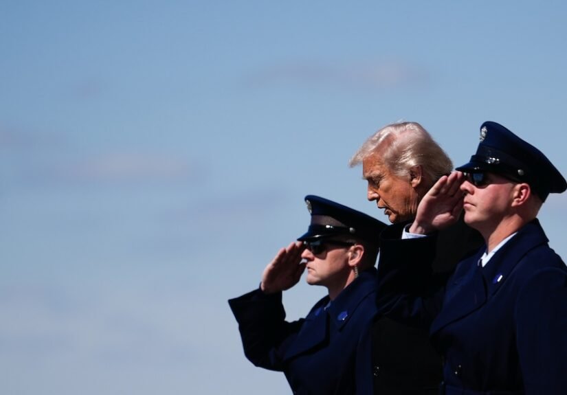 Trump pays his respects in Delaware to 6 US service members killed in the Middle East