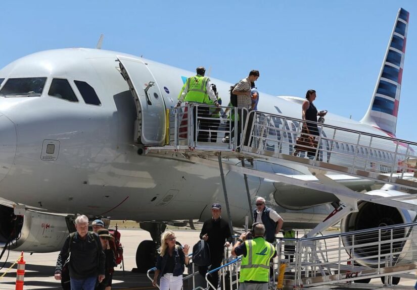 Flagstaff airport welcomes larger Airbus planes for flights to Dallas