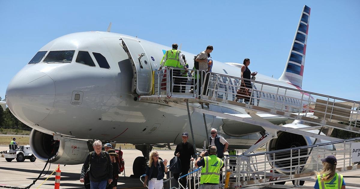 Flagstaff airport welcomes larger Airbus planes for flights to Dallas