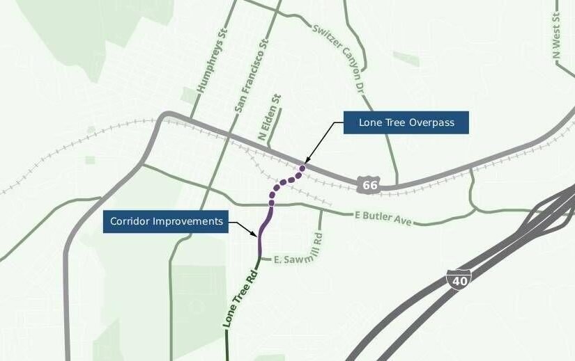 Lone Tree Road to close between Butler Avenue and Franklin Avenue