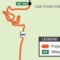 Work schedule changing for State Route 89A guardrail project
