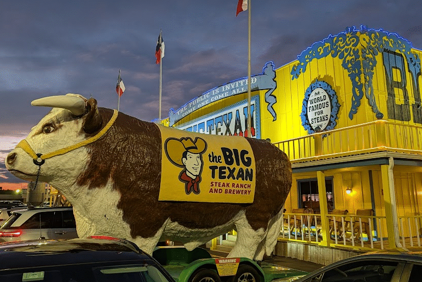 Big Texan Steak Ranch bringing its 72-ounce steak challenge to Flagstaff as part of Route 66 cross-country caravan