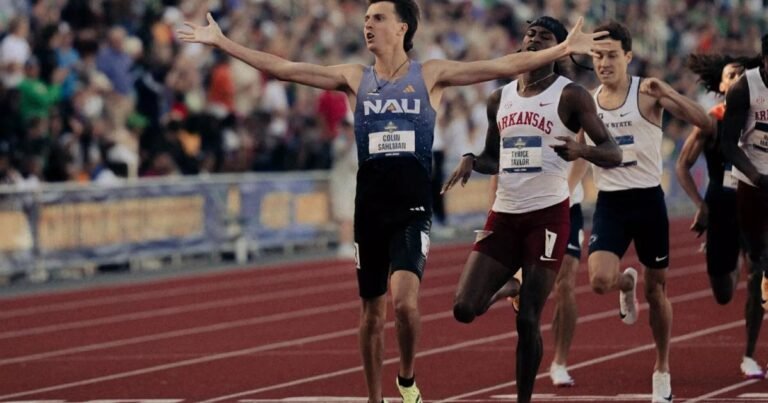 Colin Sahlman wins NCAA outdoor championship in 800-meter
