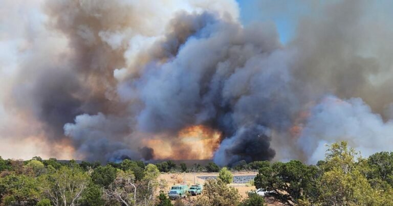 Rock Canyon Fire surpasses 4,500 acres