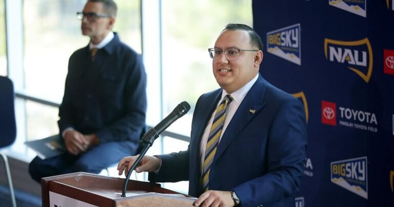 Duran reaffirms NAUâs athletics Division I status: âFootball is going nowhereâ