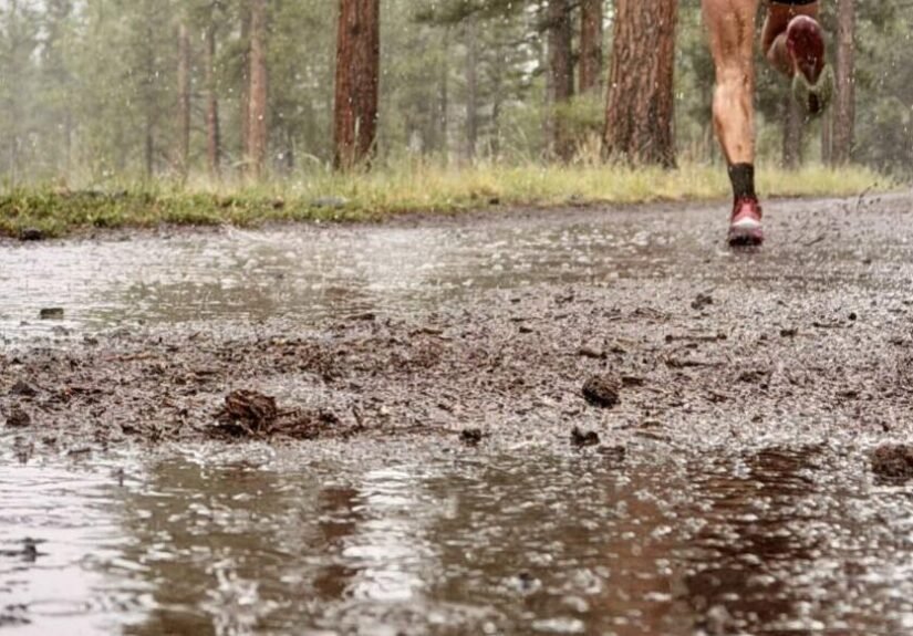 High Country Running: Running in the glorious rain