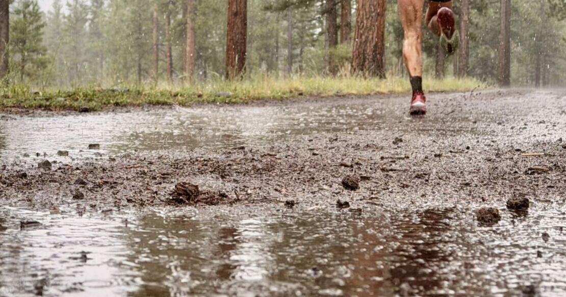 High Country Running: Running in the glorious rain