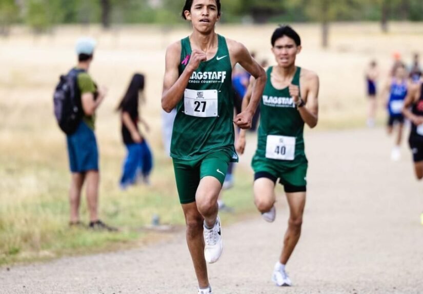 Pair of Flag High runners stay in town to run with Coconino Community College